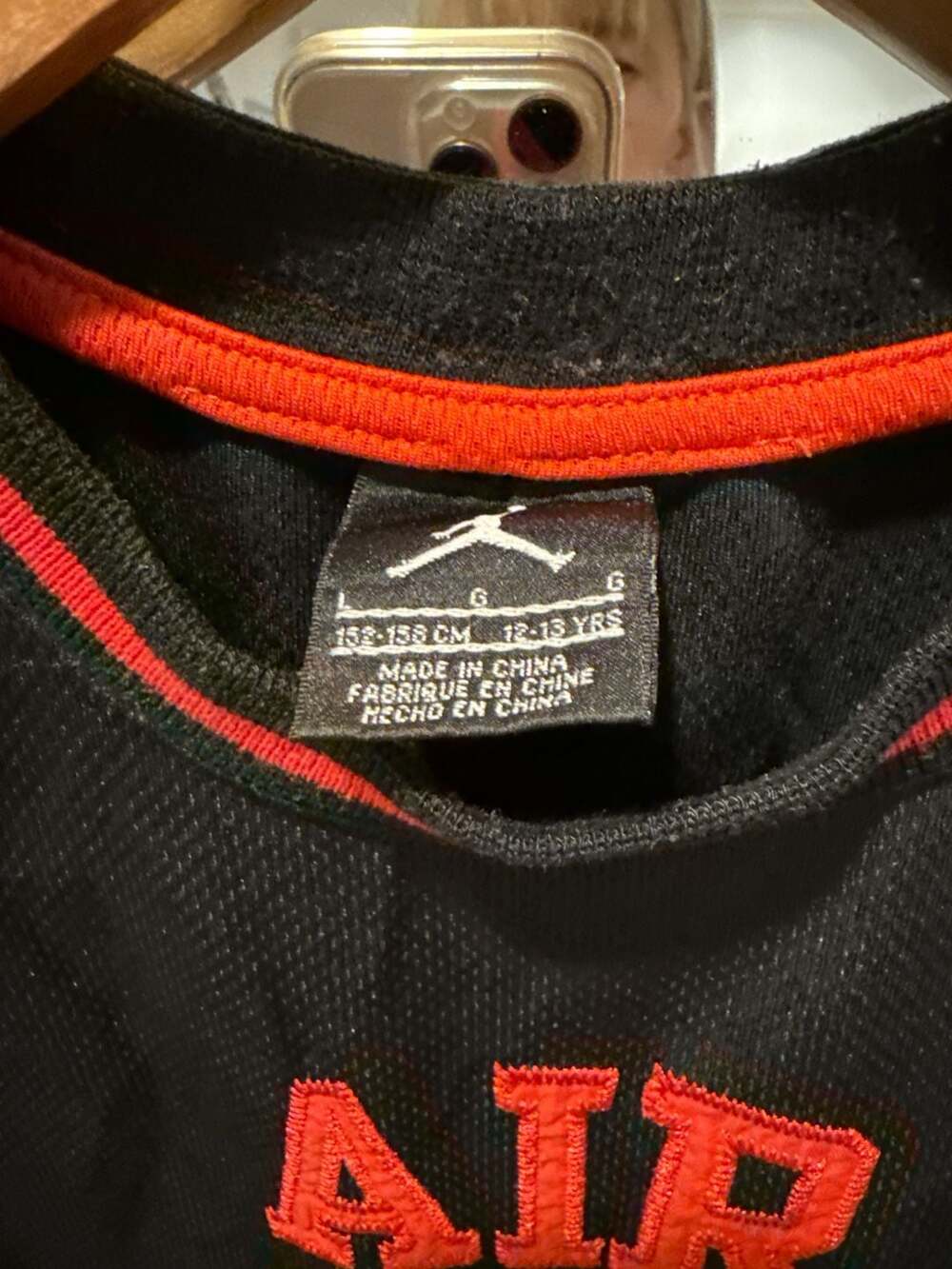 Jordan Boys' Air Jordan 23 Basketball Jersey Black Size L (12-13 YRS) - Picture 3 of 5